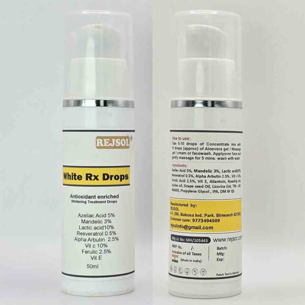 R138 White Rx Medifacial Drops for whitening Facial Treatment 50ml