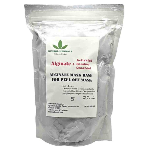 R142 Alginate Charcoal Mask , 500gms Powder.