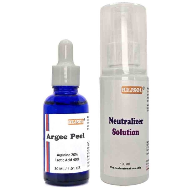 R45  Argee Peel 30ML  Lactic Acid 40% , Arginine 20%.