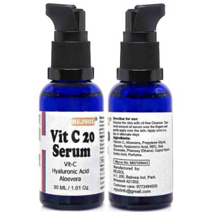 R63 Vit C 20 Serum 30ML Vitamin C 20%, Aloevera 10%, Hyaluronic Acid 1%