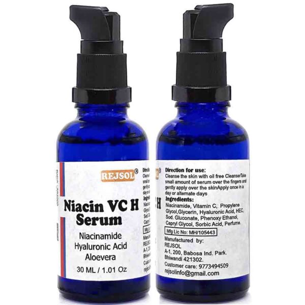 R64A  Niacin VC H - Niacinamide Serum 30ML Niacinamide 10%, Vitamin C, Hyaluronic Acid  1%