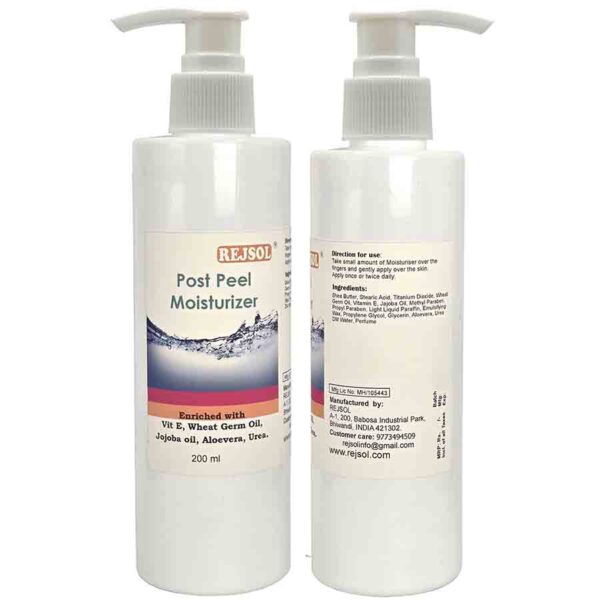 R75  Post  Peel  Moisturizer 200ml Specially formulated for Post Chemical Peeling Application