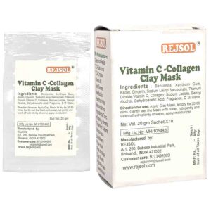 R89 VITAMIN C- COLLAGEN CLAY MASK 20gm sachet * 10pcs in box