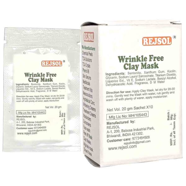 R95 WRINKLE FREE CLAY MASK 20gm sachet * 10pcs in box