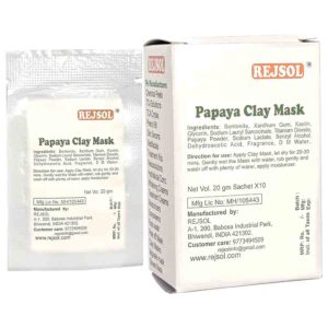 R96 PAPAYA CLAY MASK 20gm sachet * 10pcs in box